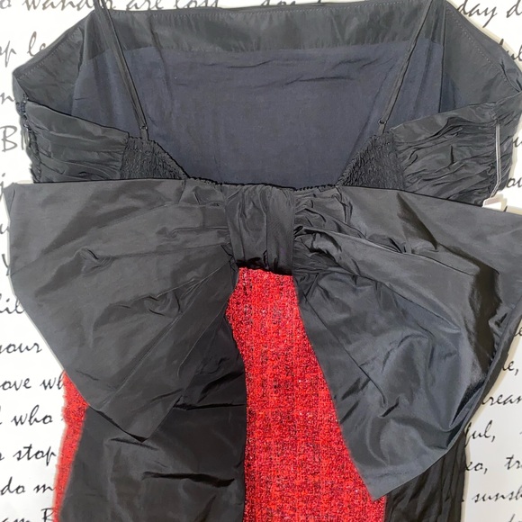 MAEVE BOW SQUARE-NECK MINI DRESS - Picture 6 of 10